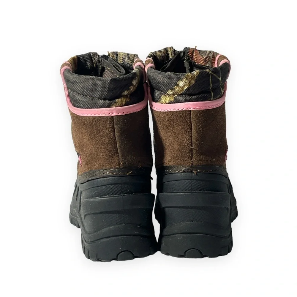 Itasca Girls Waterproof Snow Stomper‎ Winter Boot Camouflage Pink Kids 9 READ